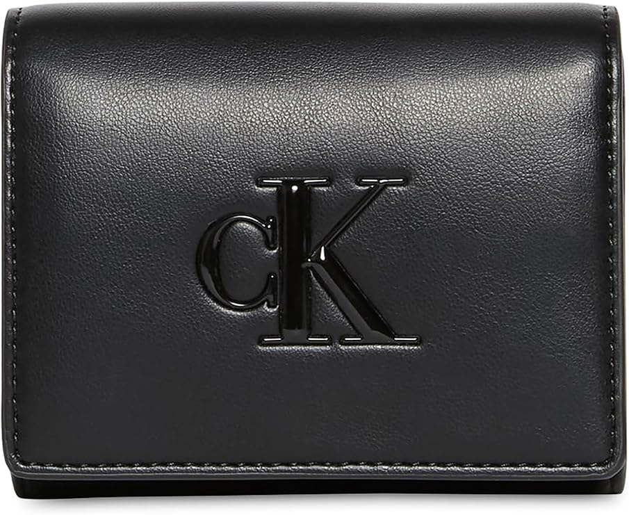 Calvin Klein BOLD CK MEDIUM BIFOLD Kadın Cüzdan Black OS