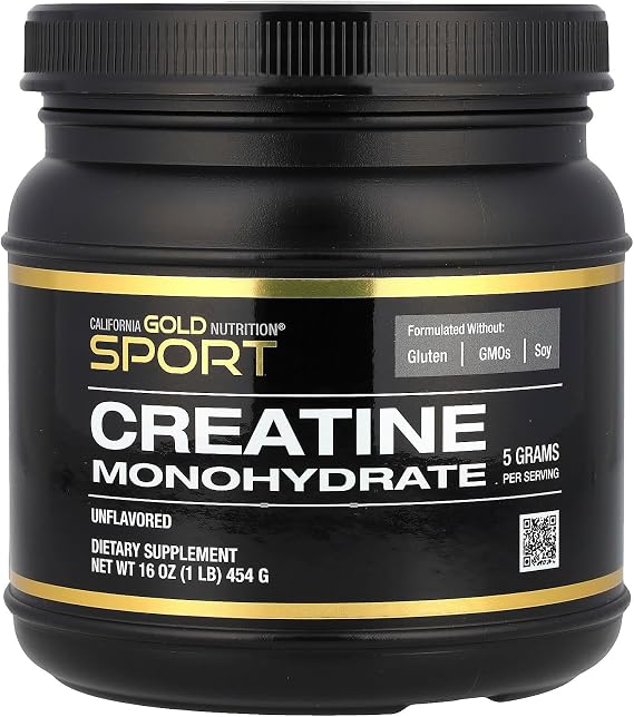California Gold Nutrition, Sports, Pure Keratin Monohydrate, Plain, 1 Pound