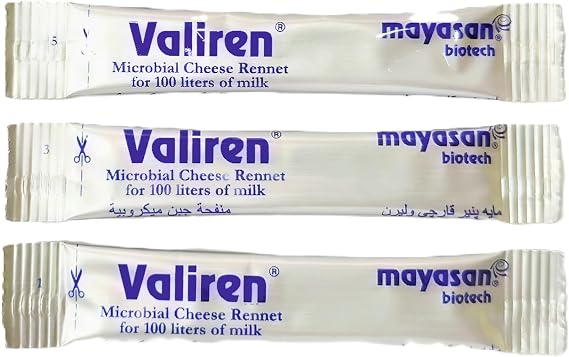 3 x Rennet Coagulant Sticks - 1 Stick for 100 litres Milk - Cheese Making Coagulant Enzyme