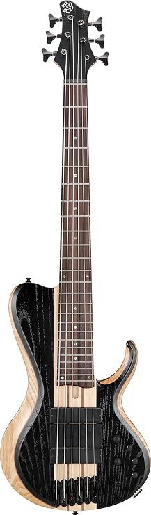 Ibanez Bass Workshop BTB866SC 6-string Bass Guitar - Weathered Black Low Gloss