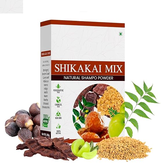 JB Hair Shampoo 200G With Amla, Reetha, Shikakai, Bhringraj, Hibiscus, Neem & Methi For Hair Wash (Advanced Herbal Hair Growth Shampoo) Powder