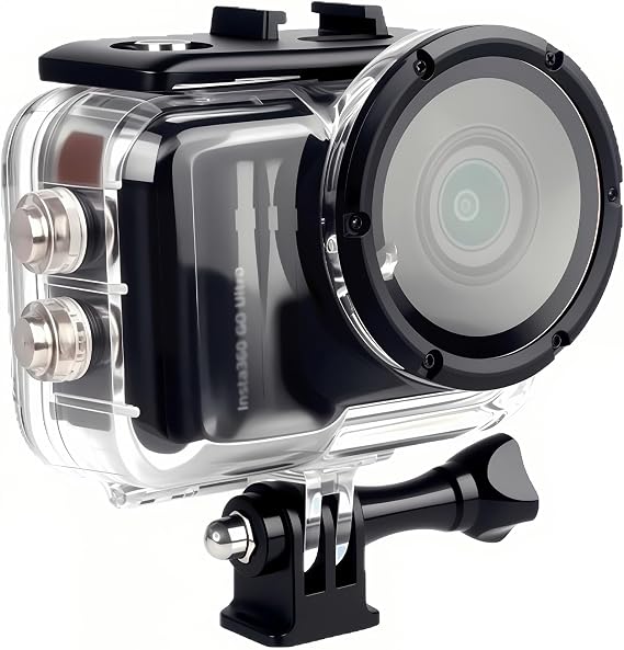 164FT/50M Waterproof Case Only for Insta 360 GO Ultra | Underwater Diving Protective Housing Shell for Insta 360 GO Ultra Action Camera with Bracket Accessories