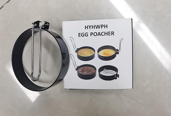 Egg Ring for Frying Eggs, Stainless Steel Egg Cooking Ring for Pancake Shaping Eggs