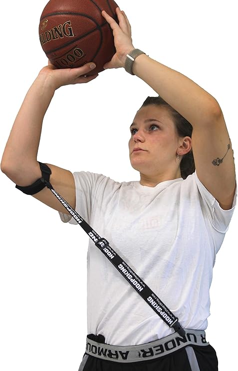 HOOPSKING Straight Shooter Basketball Shooting Training Aid Keeps Elbow in & Follow Thru Straight