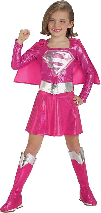 Rubies DC Comics Superheroes: Supergirl Costume Dress for Kids, Girl's Small