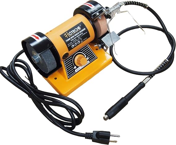 3" Mini Multipurpose Bench Grinder Flexible Shaft Polishing Grinding Jewelry Engraving Hobby Tool