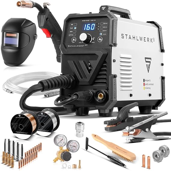 Stahlwerk Inert Gas Welding Machine MIG/MAG 160 M Full Equipment 5-in-1 160 A