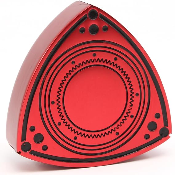 Aluminum Rotor Oil Cap 55mm - Anodized Red with Black details - 12A 13B 20B - Rotary Engine Wankel