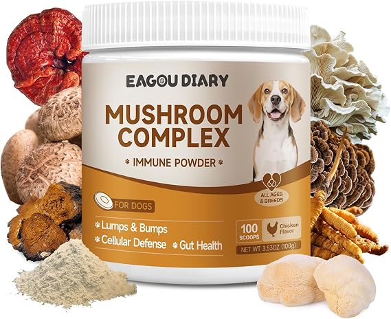 Turkey Tail Mushroom for Dogs, Lumps Bumps Lipoma Cognition Brain 100g