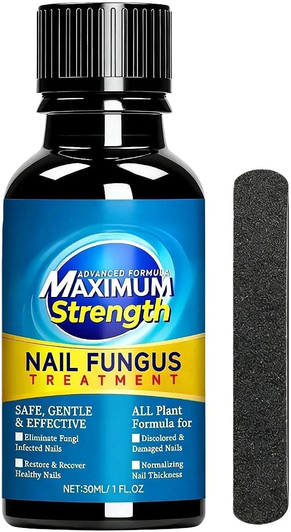 Fungal Nail Treatment Extra Strong, Nail Renewal Solution for Fingernails & Toenails, Repair Thickened Damaged Nails, Improve Appearance, 20ml