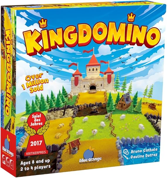 Blue Orange Games Kingdomino Award Winning Family Strategy Board Game, 2-4 players