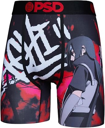PSD Mens Itachi Streets Boxer Briefs, Multi, L