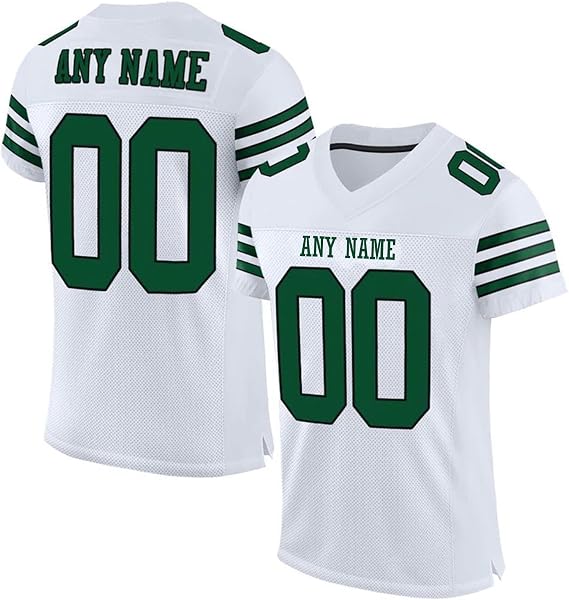 Custom Football Jersey Personalized Stitched/Printed Team Name & Number Sports Uniform for Men Women Youth