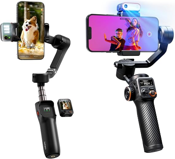 hohem iSteady V3 Ultra Gimbal Stabilizer for Smartphone & hohem iSteady M6 Kit Gimbal Stabilizer for iPhone
