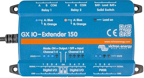 Victron Energy GX IO-Extender 150 USB Control & Monitoring Expansion Module | Plug-and-Play Monitoring Module