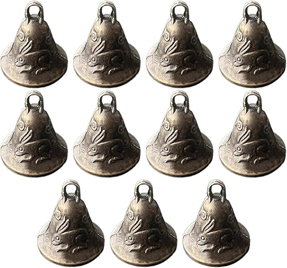 11 Pcs Vintage Metal Craft Bells for DIY Wind Chimes Decoration