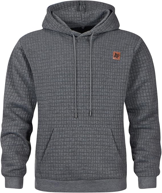 Mens Hoodie Pullover Sweatshirt UK Long Sleeve Fleece Color Block Patchwork Hoodies with Pocket