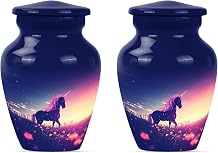 Unicor Urn, Burial Urns for Human Ashes Adult Male, Cremation Urns for Human Ashes, Small Urns for Human Ashes, Large Cremation Urn Human Ashes, Urn for Ashes for Men (Size - 3inch, 2 Pcs)