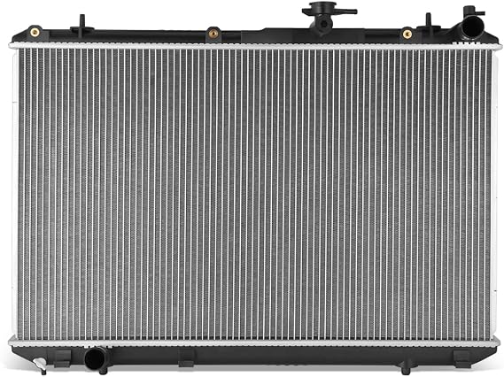 DNA Motoring OEM-RA-13066 1-Row Aluminum Core Radiator Compatible with 08-10 Highlander Hybrid,30-1/8" W X 18-11/16" H X 1" D,1-3/8" Inlet / 1-3/8" Outlet