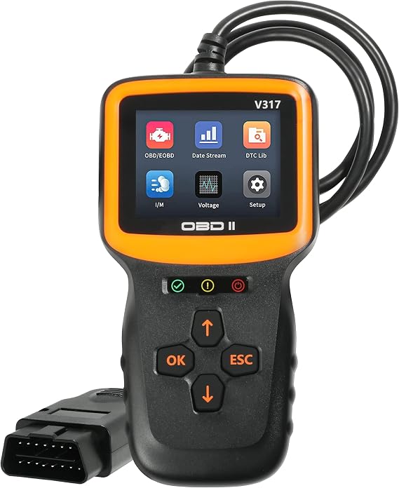 YAKEFLY OBD2 Scanner Diagnostic Tool,Car OBD2 Scanner Code Reader Engine Fault Code Reader Scanner,Vehicle Check Engine Light Scan Tool, Car OBDII/EOBD Diagnostic Scan Tool for All Vehicles After 1996