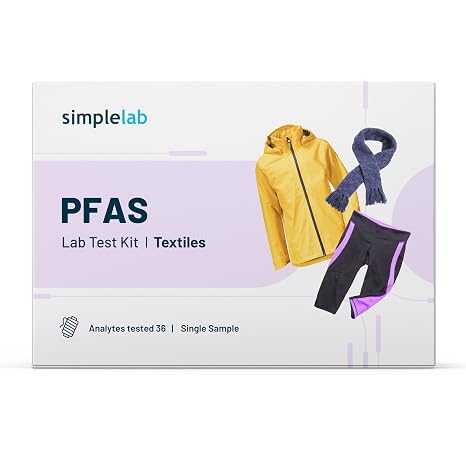 PFAS in Textiles Test Kit by SimpleLab | Lab Analysis for 36 PFAS Compounds in Fabrics, Upholstery, and Clothing