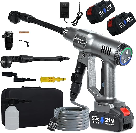 1450PSI Cordless Pressure Wassher, Brushless Motor Portable Power Wassher