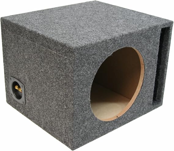 American Sound Connection Car Audio Single 15" Vented Subwoofer Stereo Sub Box Ported Enclosure 5/8" MDF