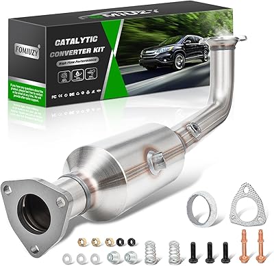 High Flow Front Catalytic Converter Kit Direct-Fit Honda CRV CR-V 2007 2008 2009 2.4L Replace 53782EPA Compliant
