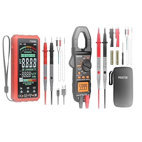 6000 Count Digital Clamp Meter - 6000 Count Smart Multimeter