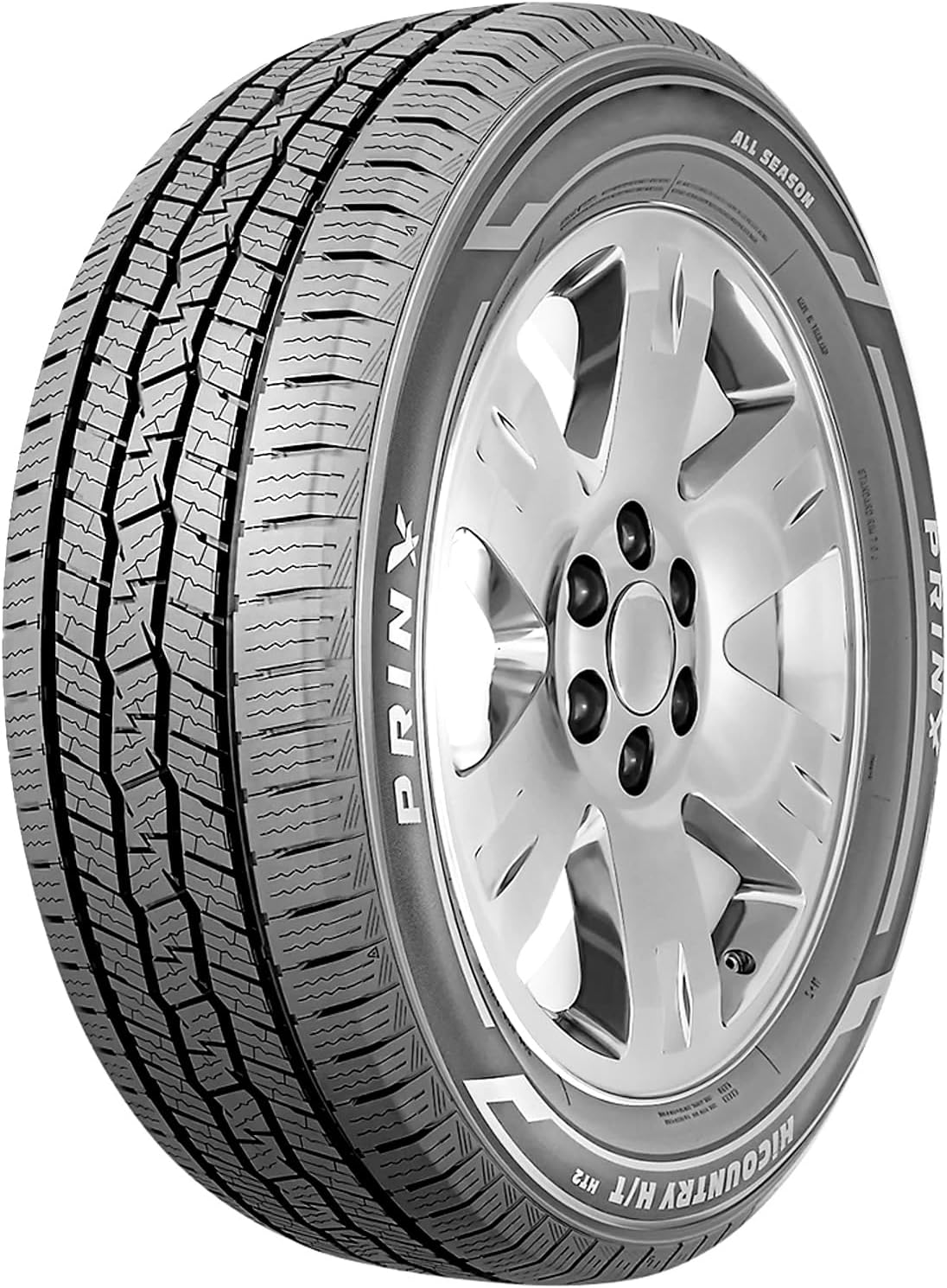 Prinx HiCountry HT2 All-Season Tire - LT22575R16 115S LRE 10PLY