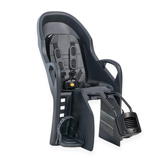 Burley Dash Frame Mount Child Seat - Black/Grey