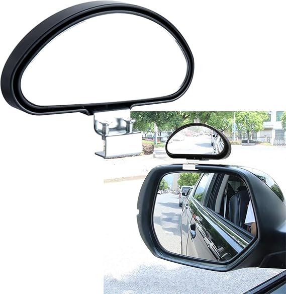 Blind Spot Mirror, Adjustable Car Auxiliary Universal Wide Angle Mirror, Screw Fixation, Rear View HD Glass Wide Angle Mirror Automotive Exterior Accessories Fits for Most Car SUV Truck