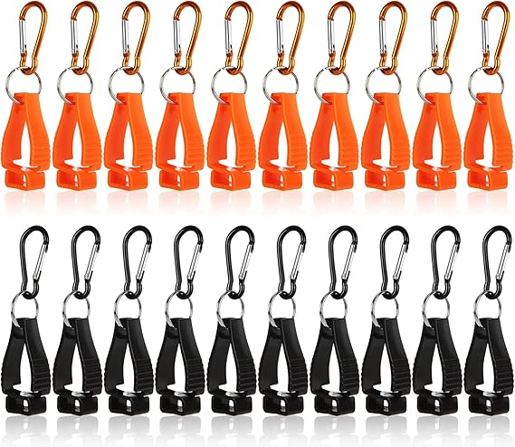 20PCS Glove Clips Glove Belt Clips Work Safety Clip Glove Keeper Glove Holder Clip Glove Grabber Clip Holder for Belt Loop Guard Worker Construction