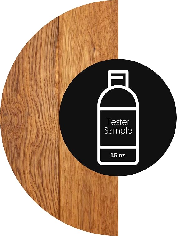 WOCA Denmark Master Color Oil Plant Based Oil Penetrating Stain and Finish for Wood Furniture, Floors, Trim and Cabinets 1.5oz Sample Rhode Island Brown