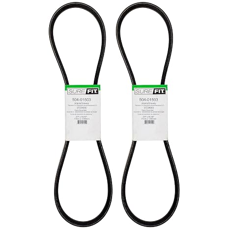 SureFit Deck Belts Replaces Ariens Gravely 07234900 Pro-Master PM310 PM250Z PM260Z PM272Z 890012 992018 50" Deck 2 Pack