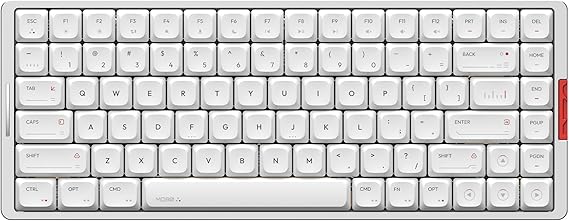 IQUNIX MQ80 Low Profile Wireless Mechanical Keyboard, Silver