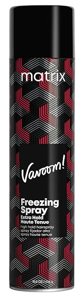 Matrix Vavoom Extra Hold Freezing Styling Spray For All Hair Types- Volumizing & Texturizing Hairspray With Extra Firm Hold, Prevents Frizz & Protects Against Humidity