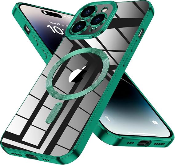 for iPhone 13 Por Max Case Clear,Compatible with Magnetic