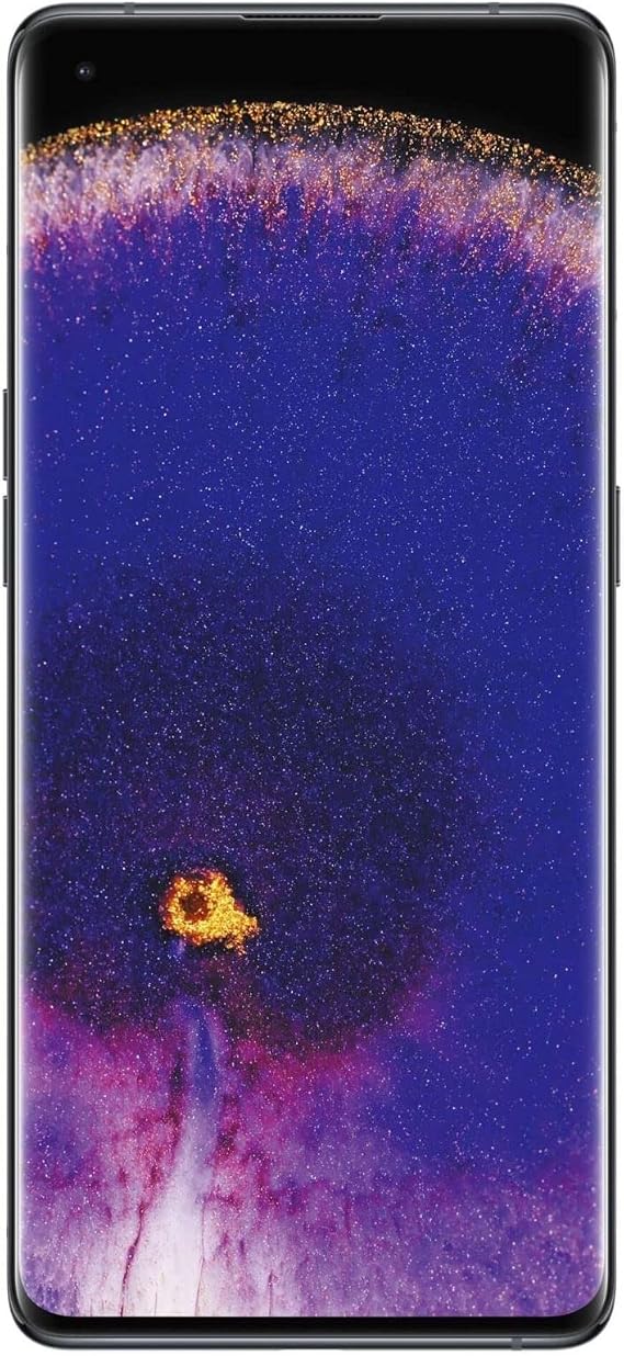 OPPO Find X5 Black Unlocked Smartphone, Qualcomm Snapdragon 888 8GB RAM 256GB Storage 6.55" ColorOS 12.1 based on Android 12 - CPH2307-Black