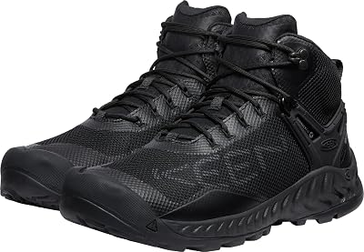 KEEN mens Nxis Evo Mid Height Waterproof Fast Packing