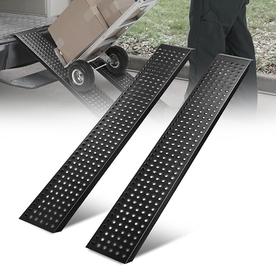 Auto Dynasty 2PCS 63" x 9" Heavy Duty Loading Ramps 880Lbs for Truck ATVs