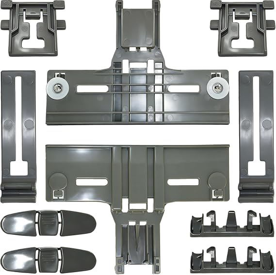 W10712395 W10350375 - Replacement for Whirlpool WDT730PAHZ0 WDT750SAHZ0 WDTA50SAHZ0 WDT970SAHZ0 Upper Rack Parts,Upgraded Dishwasher Top Rack Adjuster Parts,10/Pack