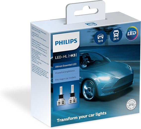Phılıps Ultinon Essential Led Xenon H3 12V 24V Uyumlu 6500K