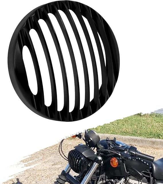 Motorcycle 5.75" Headlight Grill Cover Fit For Harley Sportster 2004-2022