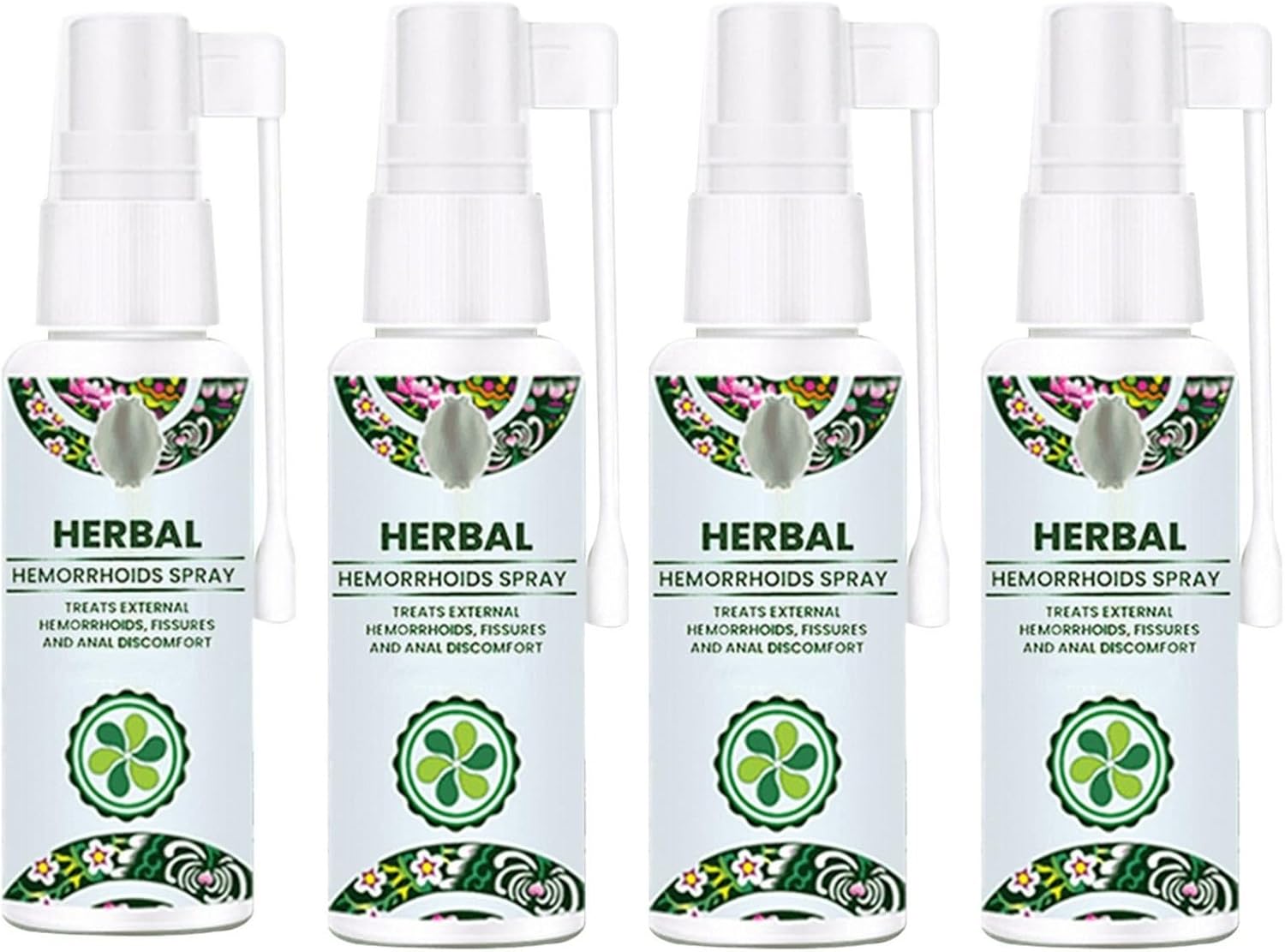Hemorrhoid Spray Hemorrhoid Treatment Spray Hemorrhoid Spray Natural Herbal Hemorrhoids Spray Hemorrhoid Ointment Relief Cream Fast Relief of Hemorrhoids Cream 4 Bottles