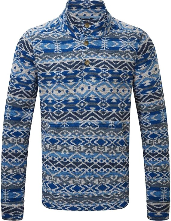 Sherpa Adventure Gear, Bhutan Pullover Fleece - Men's, Slate Multi, XL