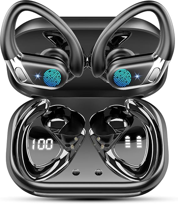 Wireless Earbuds, 2026 Bluetooth 5.4 Headphones, ENC Noise Canceling Mic