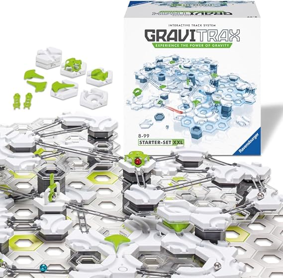 Ravensburger GraviTrax XXL Starter Set - Gravity & Magnetic Marble Game - Challenging STEM Toy for Kids - Brain-Building Fun - Educational Gift - Boosts Critical Thinking & Problem Solving