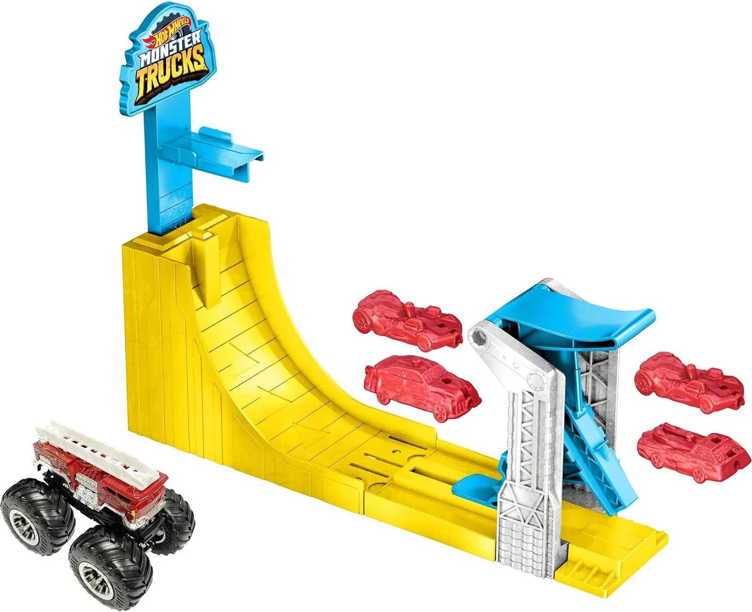 Hot Wheels Monster Trucks Big Air Breakout Play Set