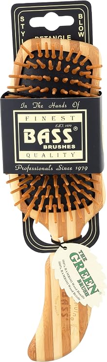 Brush - Semi S Shaped Wood Handle & Wood Bristles - 1 - Brush